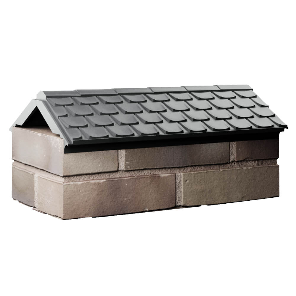 Парапет Zking Эльбрус Серый с посадкой на 1 кирпич (255мм) Улан-Удэ фото