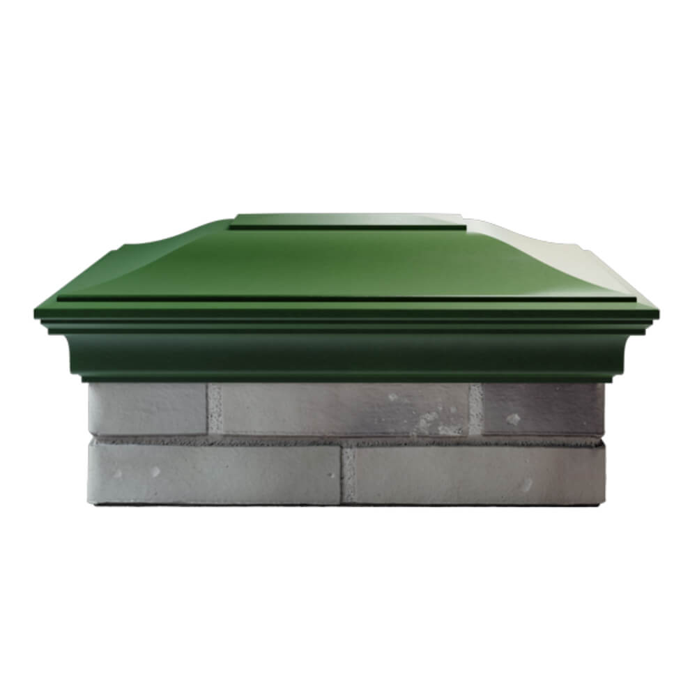 Колпак Zking Монблан Зеленый на столб 2х1.5 кирпича (515х385мм) в Улан-Удэ фото