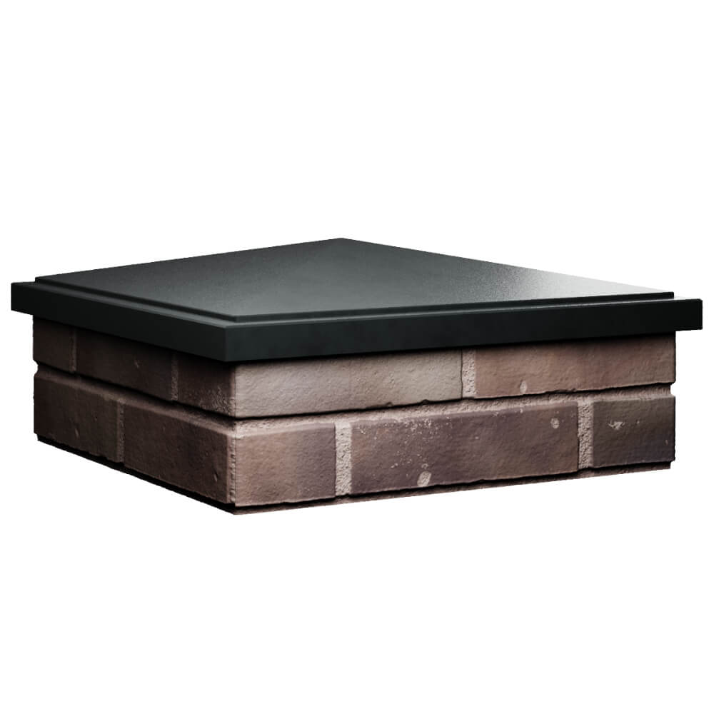 Колпак Zking БонаМоно Черный на столб 2х2 кирпича (515х515, 530х530мм) в Улан-Удэ фото