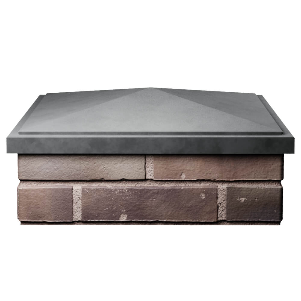 Колпак Zking БонаМоно Серый на столб 2х2 кирпича (515х515, 530х530мм) Улан-Удэ фото