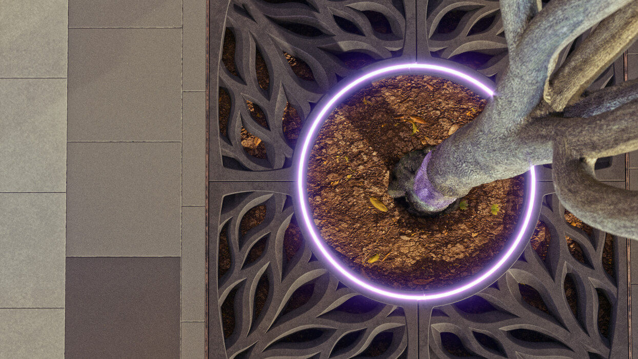 Приствольная решетка для дерева ZKING CRUST 1.2х1.2м Черная в Улан-Удэ фото