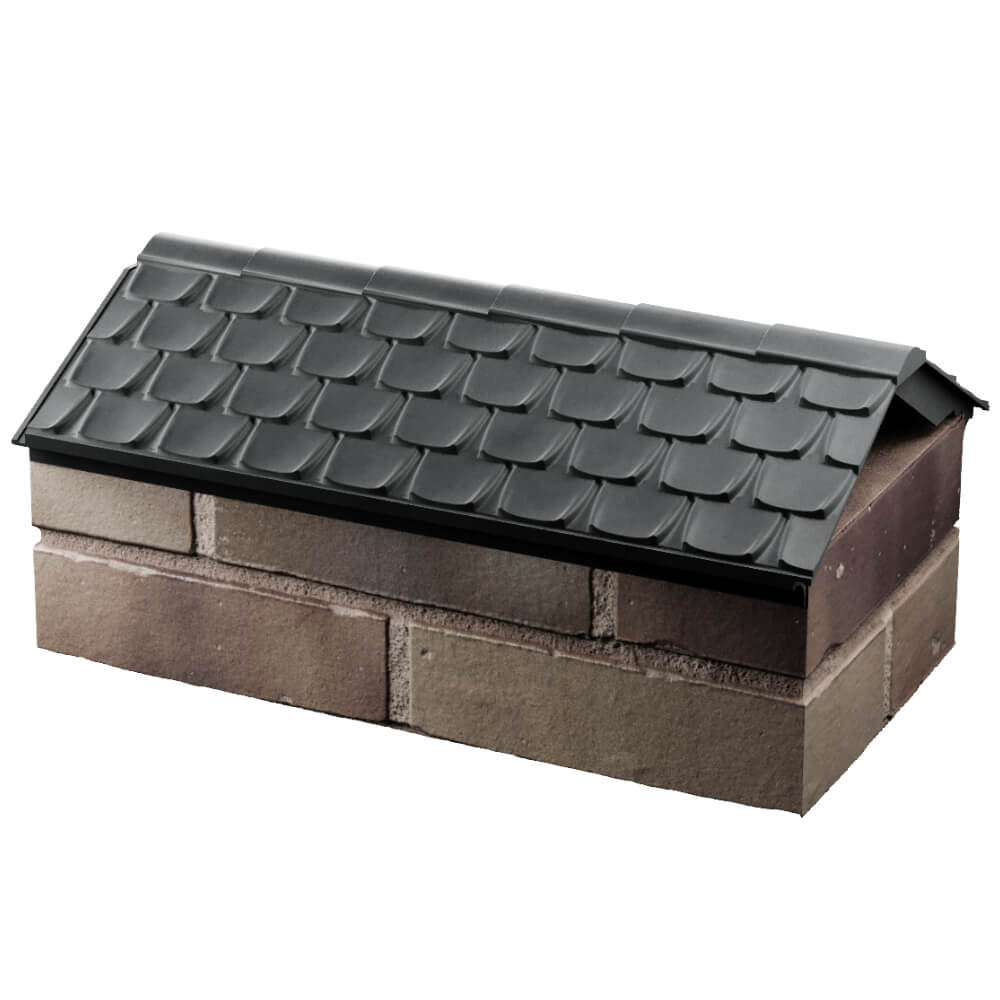 Парапет Zking Эльбрус Серый с посадкой на 1 кирпич (255мм) в Улан-Удэ фото