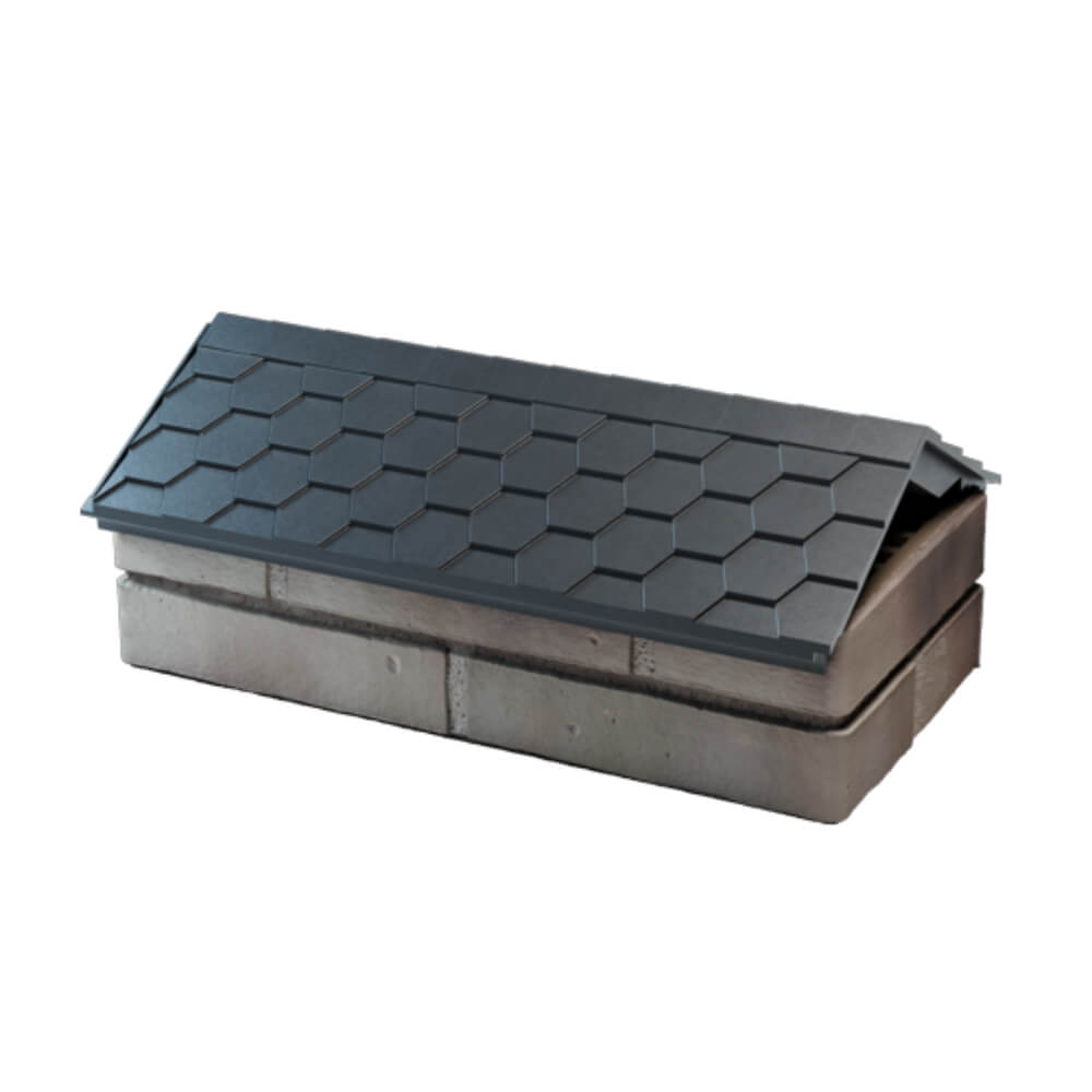 Парапет Zking Эверест Серый с посадкой на 1 кирпич (200/225/255мм) в Улан-Удэ фото