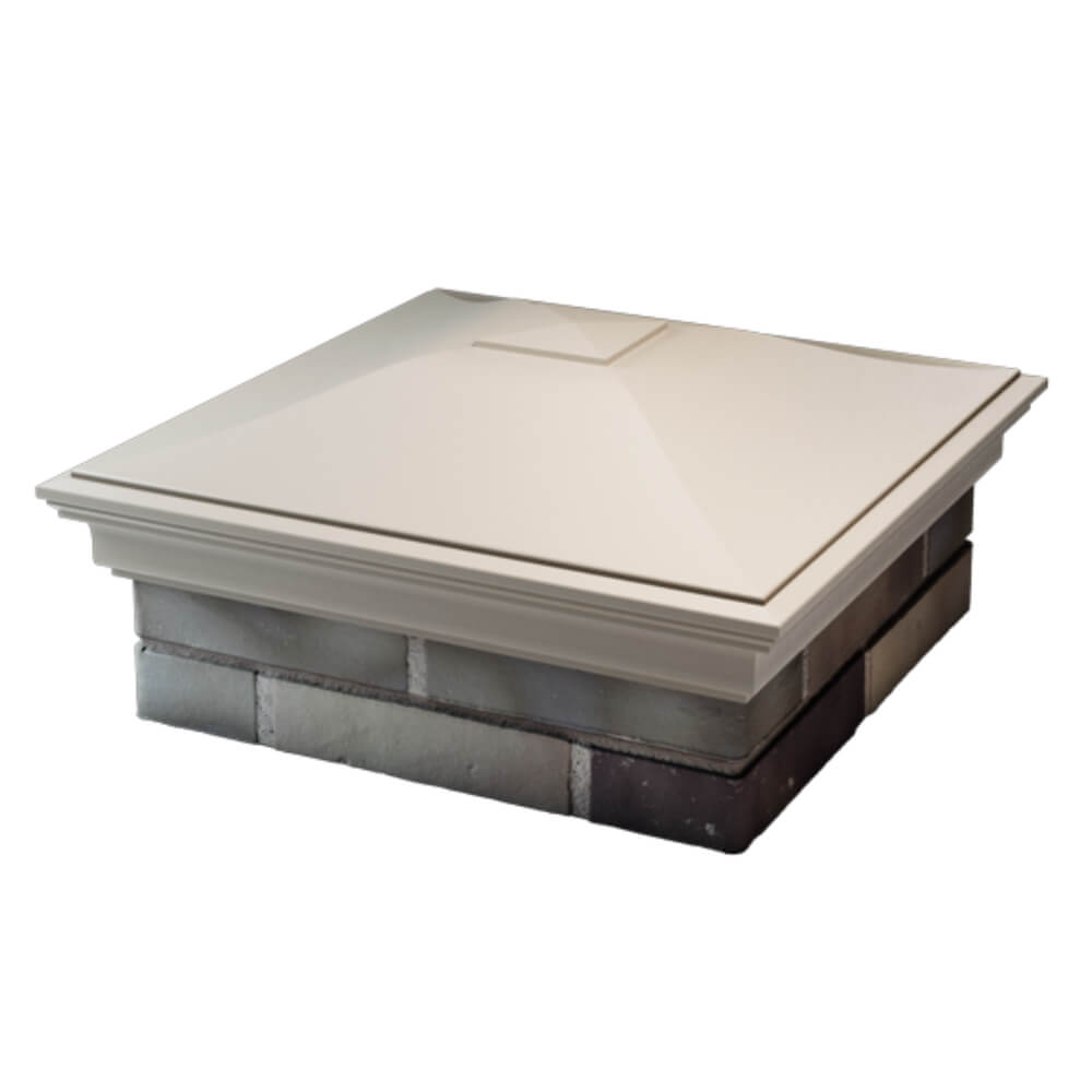 Колпак Zking Монблан Бежевый на столб 2х2 кирпича (515х515мм) в Улан-Удэ фото