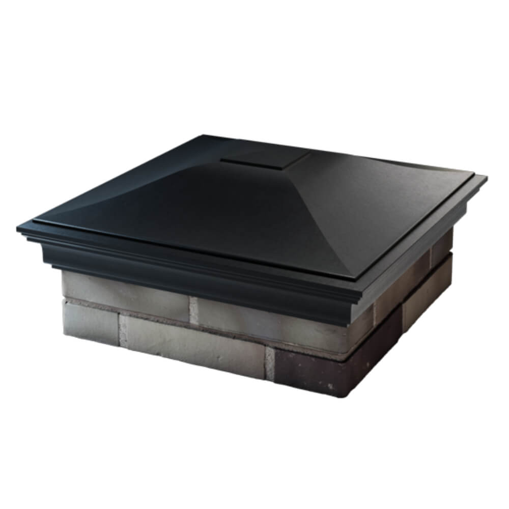 Колпак Zking Монблан Черный на столб 2х2 кирпича (515х515мм) в Улан-Удэ фото