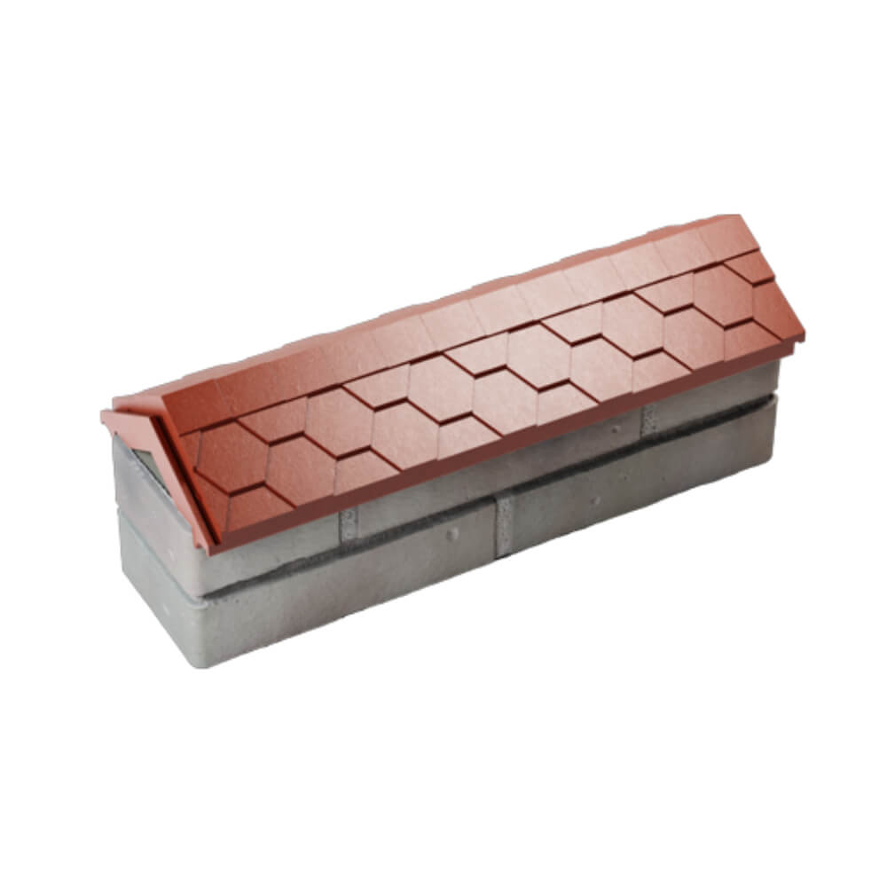 Парапет Zking Эверест Красный с посадкой на 0.5 кирпича (130мм) в Улан-Удэ фото