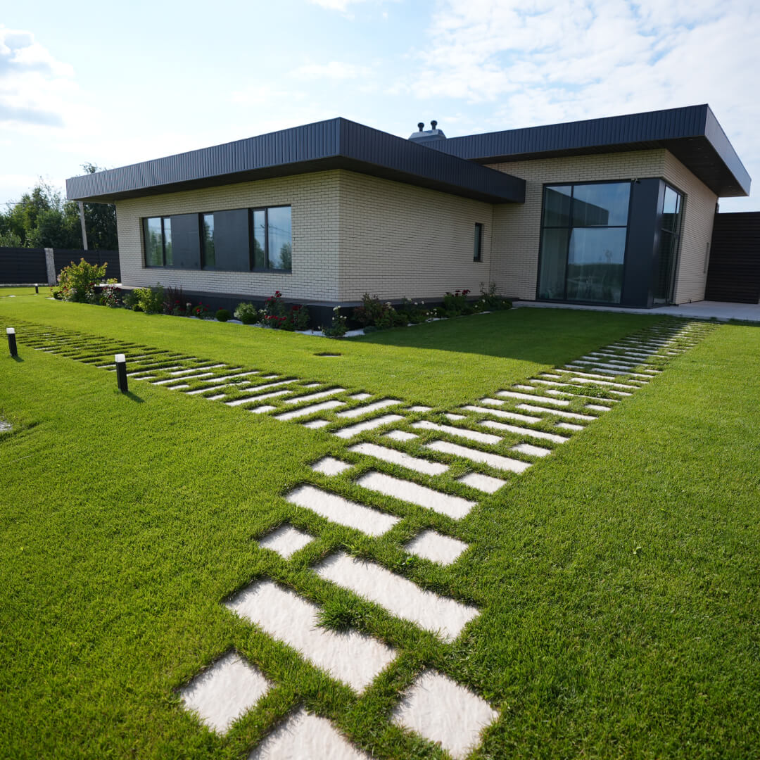 Шаговая плита STONE Светлая Галька 990х330х55мм в Улан-Удэ фото