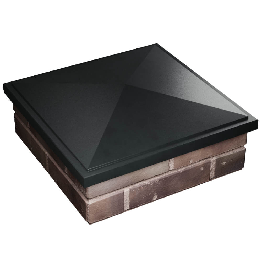 Колпак Zking БонаМоно Черный на столб 2х2 кирпича (515х515, 530х530мм) в Улан-Удэ фото