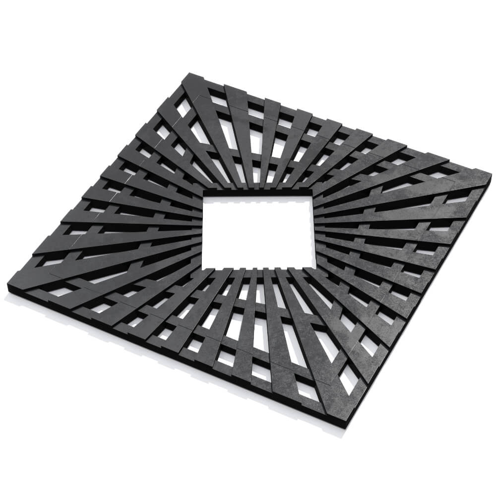 Приствольная решетка для дерева ZKING ATMOSPHERE 1.2х1.2м Черная в Улан-Удэ фото