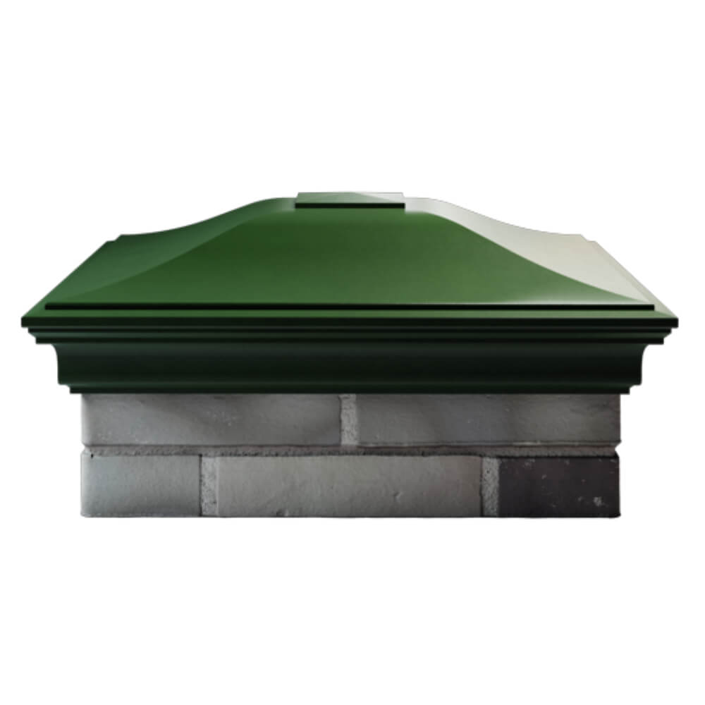 Колпак Zking Монблан Зеленый на столб 2х2 кирпича (515х515мм) в Улан-Удэ фото