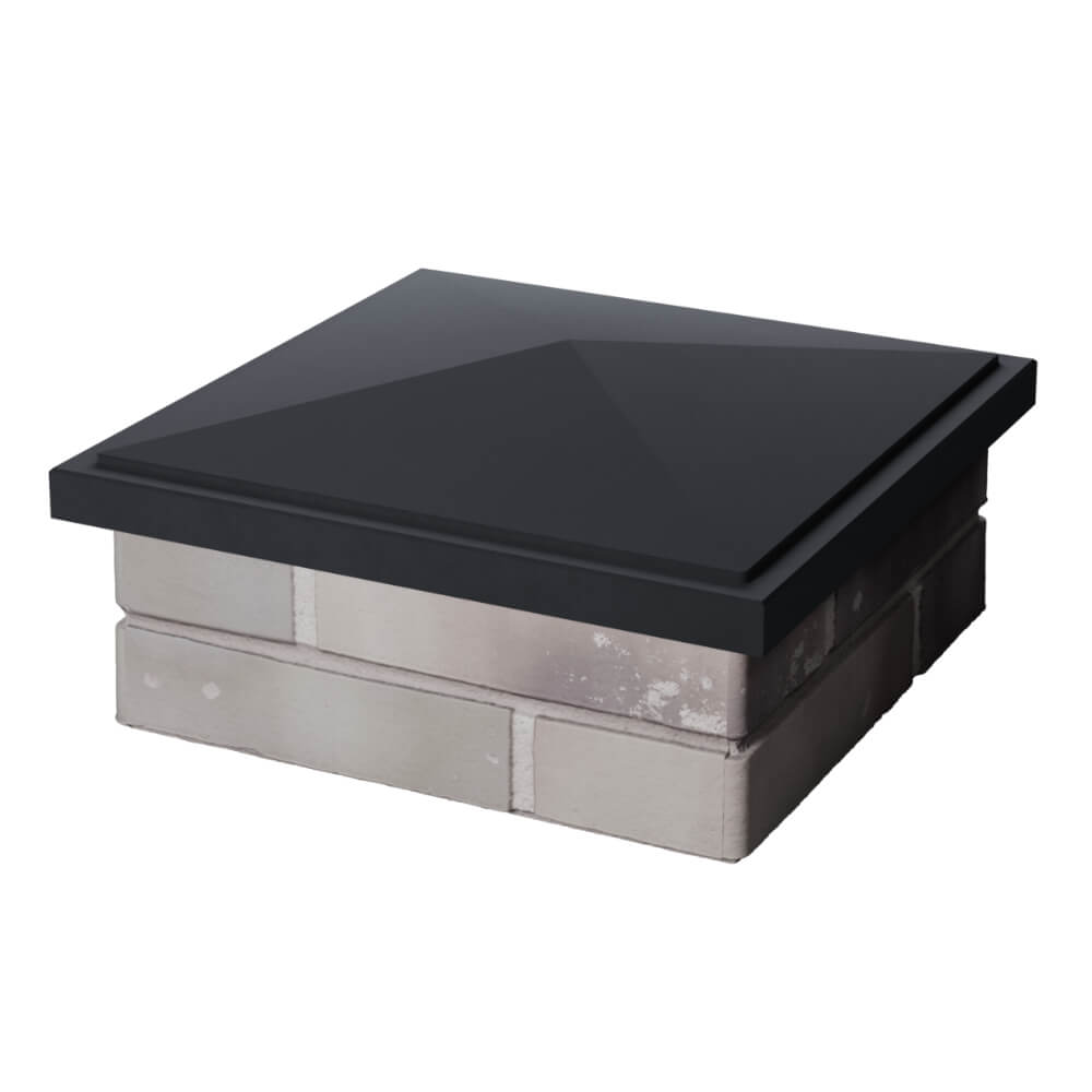 Колпак Zking БонаМоно Серый на столб 1.5х1.5 кирпича (385х385, 400х400мм) в Улан-Удэ фото