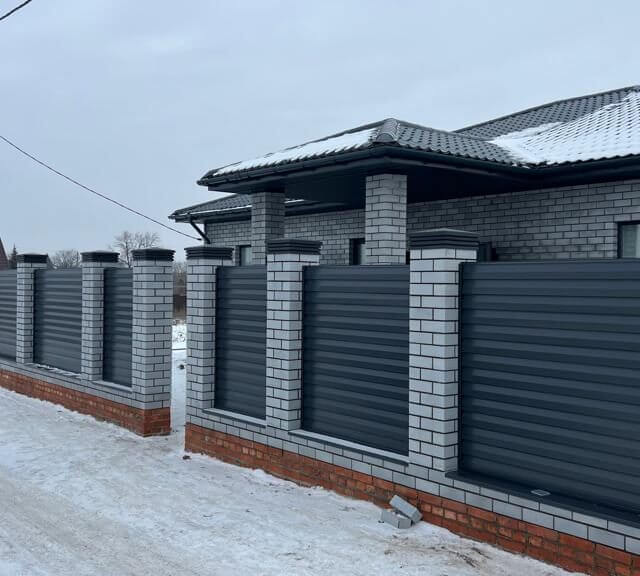 Колпак Zking Бона ХайТек Серый на столб 1.5х1.5 кирпича (385х385мм) в Улан-Удэ фото