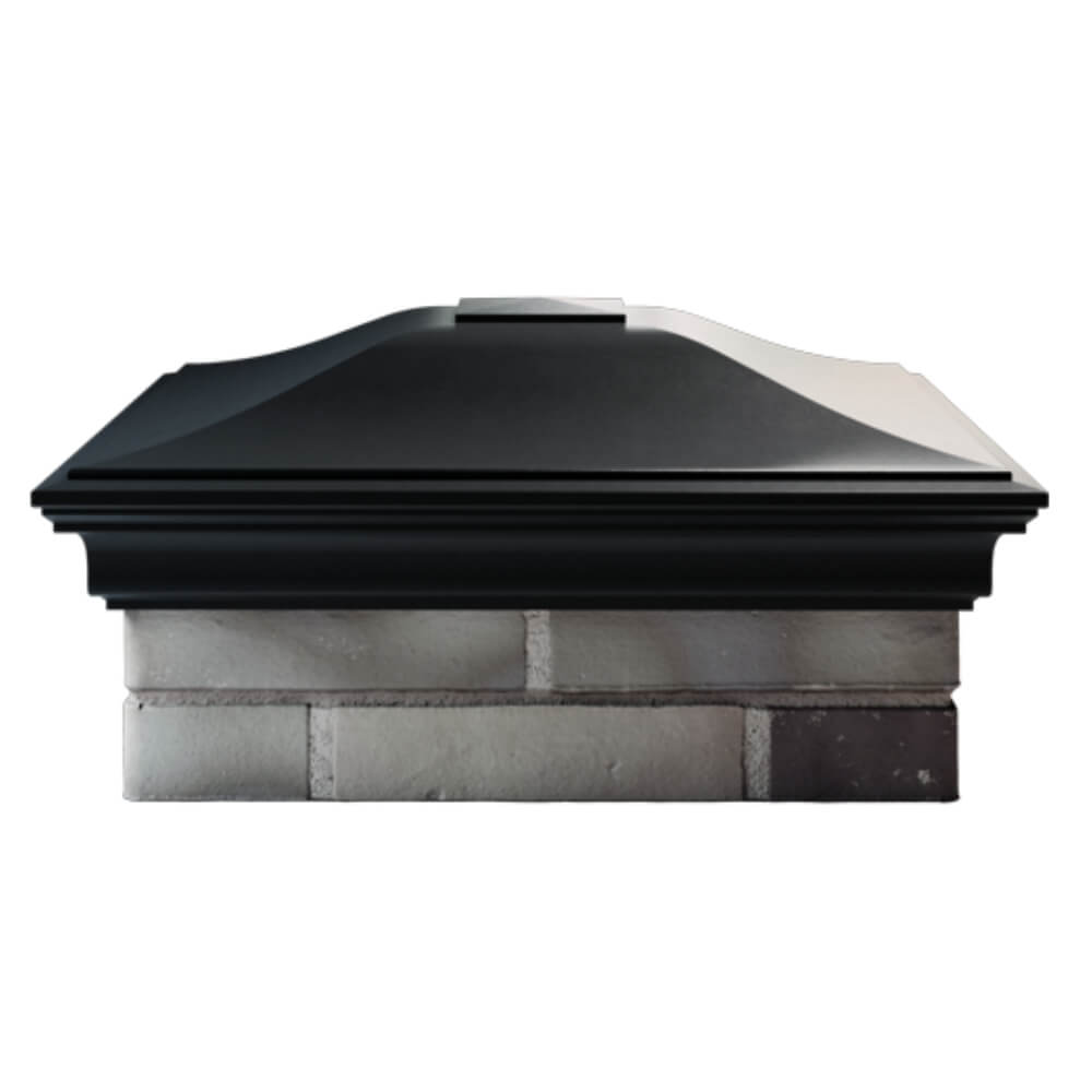 Колпак Zking Монблан Черный на столб 2х2 кирпича (515х515мм) в Улан-Удэ фото