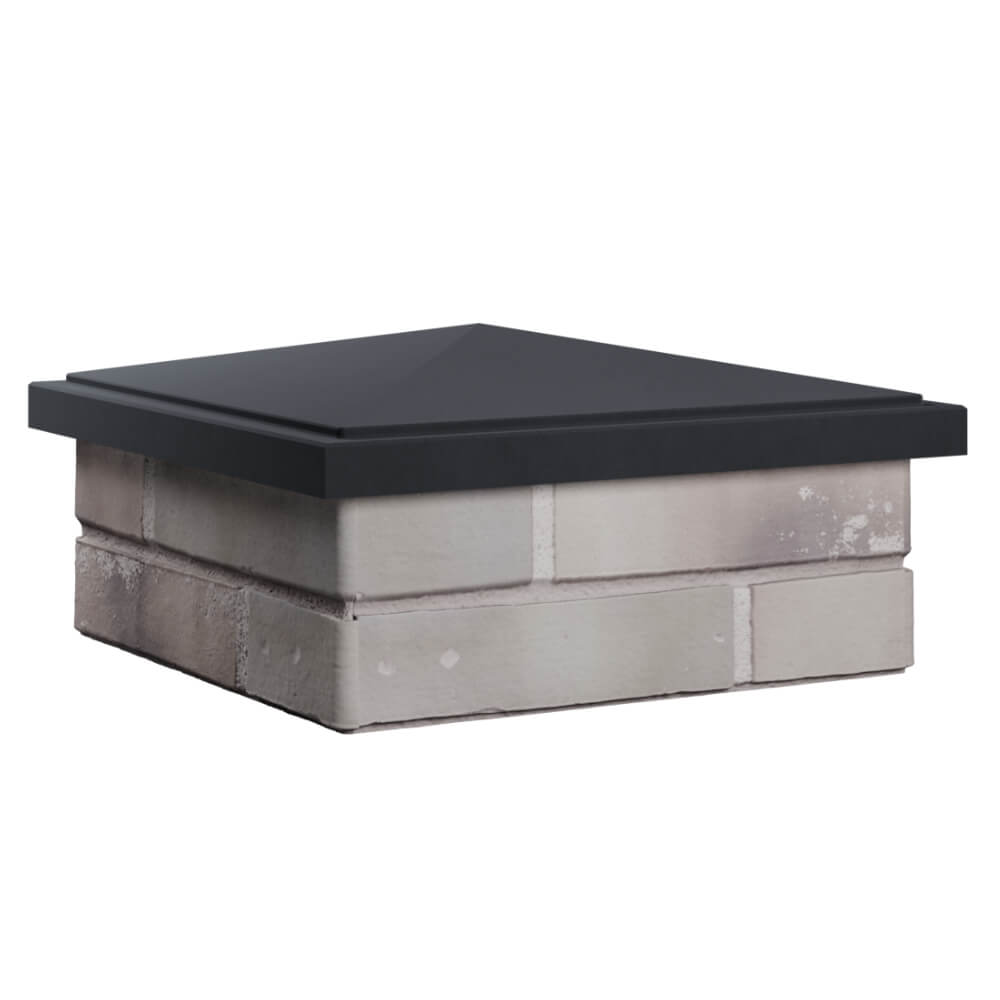 Колпак Zking БонаМоно Серый на столб 1.5х1.5 кирпича (385х385, 400х400мм) в Улан-Удэ фото