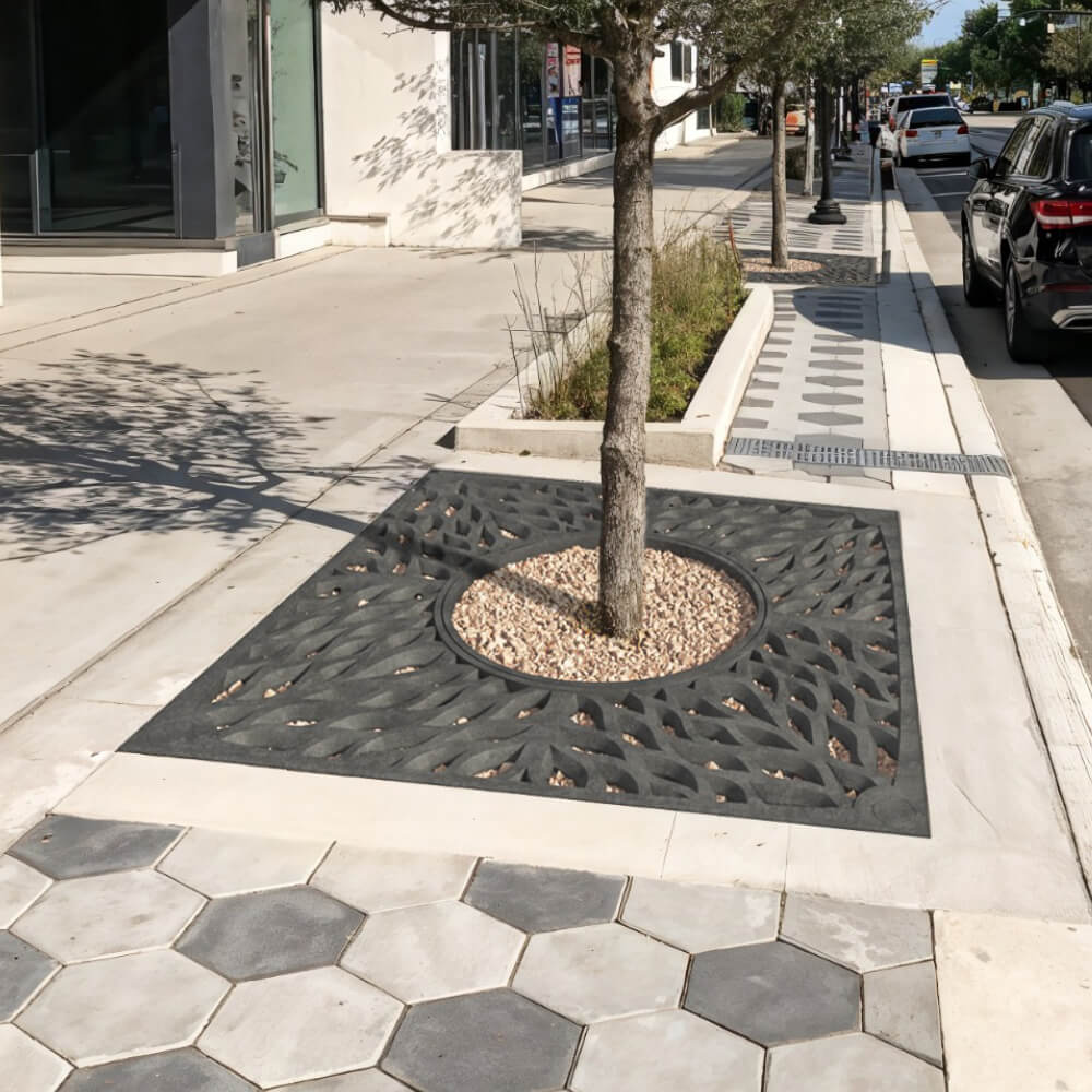 Приствольная решетка для дерева ZKING CRUST 2х2м Черная в Улан-Удэ фото