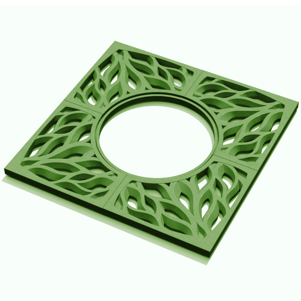 Приствольная решетка для дерева ZKING CRUST 1.2х1.2м Зеленая в Улан-Удэ фото