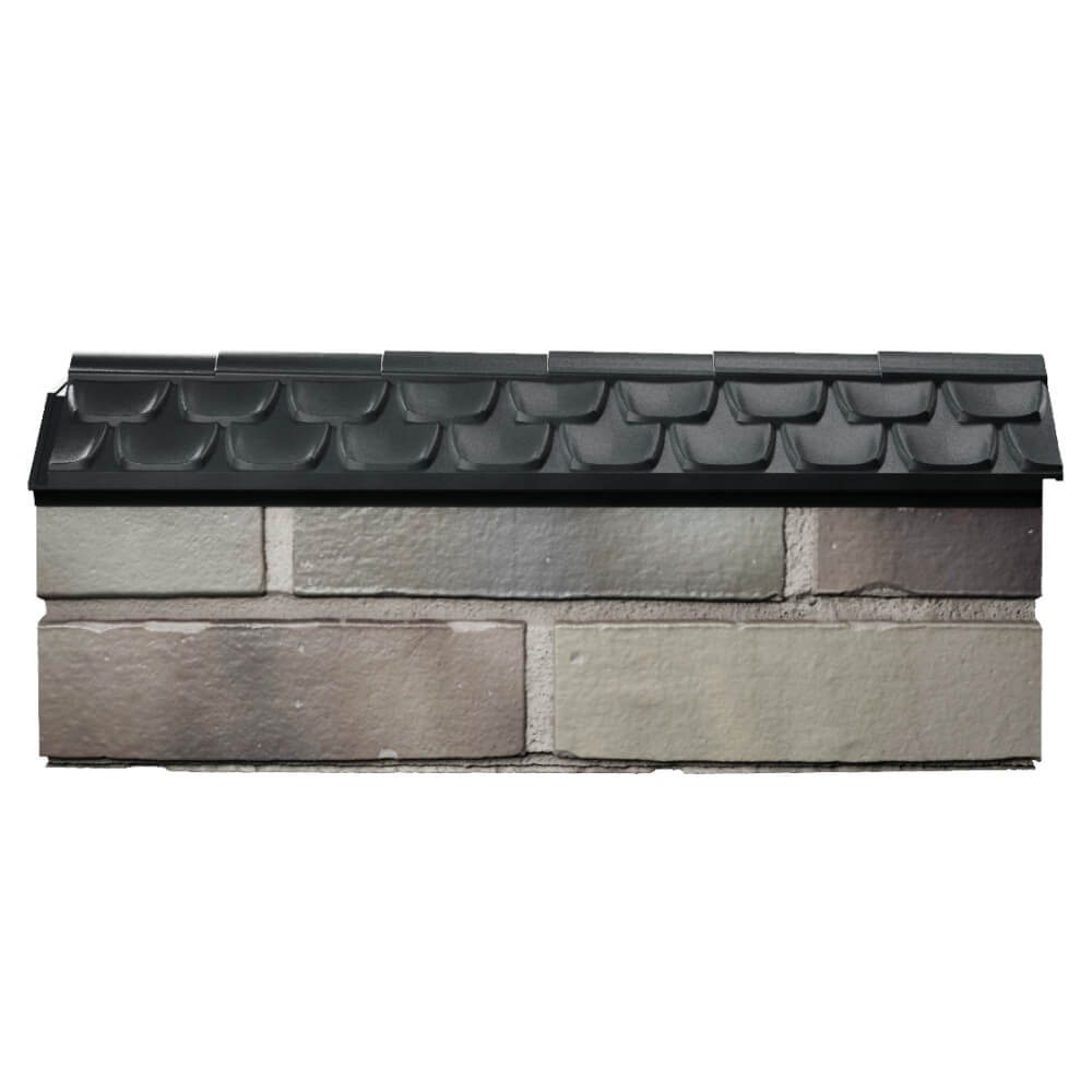 Парапет Zking Эльбрус Черный с посадкой на 0.5 кирпича (130мм) в Улан-Удэ фото