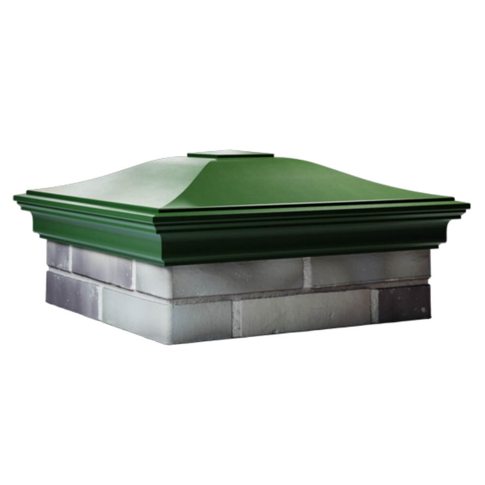 Колпак Zking Монблан Зеленый на столб 2х2 кирпича (515х515мм) в Улан-Удэ фото